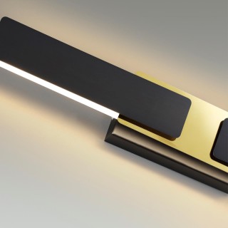 4991/9WL L-VISION ODL23 381 черный/золотой/металл/акрил Бра LED 9W 3000K FIERRO-foto6