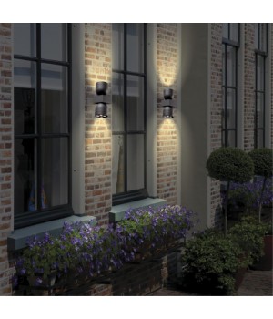 358114 STREET NT19 326 темно-серый Ландшафтный настен.светильник IP65 LED 3000К 20W GALEATI-foto3