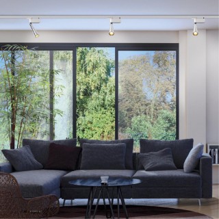 357863 PORT NT18 082 белый/черный Светильник трековый однофазный трехжильный IP20 LED 3000К 23W 220-240V ZEUS-foto3