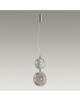 5416/13LB L-VISION ODL_EX23 10 хром/св.коричневый/серый металл/стекло Подвес LED 13W 4000K CARAMELLA-foto3