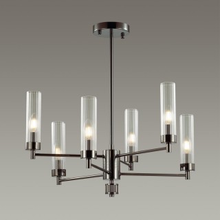 5275/6C CLASSI LN23 121 черный хром Люстра потолочная E14 6*40W 220V KAMILLA-foto3