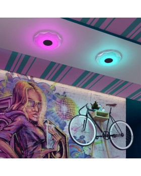 4628/DL VASTA LED SN 045 св-к ROLA muzcolor пластик LED 50Вт 3000-6500К D510 IP20 пульт ДУ/динамик-foto4