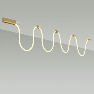 4397/30CL HIGHTECH ODL23 100 ант.бронза/металл/канат Настенно-потолочный светильник накладной (3 крепления в комплекте) IP20 LED 30W 1185Лм 3000K CORD-foto5