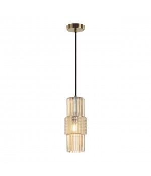 5019/1 MODERN ODL23 335 бронзовый/янтарный металл/стекло Подвес E14 1*40W PIMPA-foto4