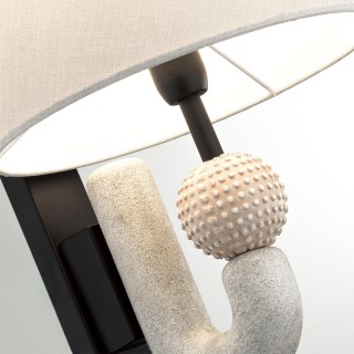 5410/1W MODERN ODL_EX23 31 черный матов./бежевый металл/полирезин/ткань Бра E14 1*40W BAGEL-foto6