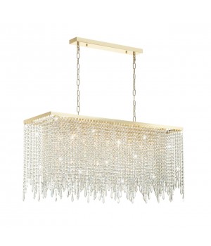 5028/9A MODERN ODL23 429 золотой/прозрачный металл/хрусталь Люстра E14 9*40W CHOKKA-foto4