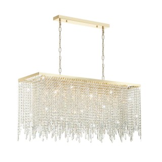 5028/9A MODERN ODL23 429 золотой/прозрачный металл/хрусталь Люстра E14 9*40W CHOKKA-foto4