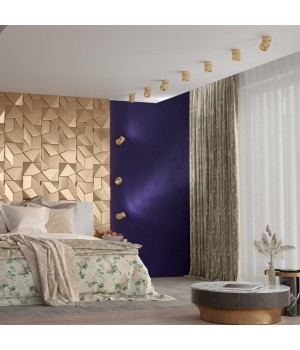 358810 OVER NT21 186 матовое золото Светильник накладной светодиодный IP20 LED 10W 850Лм 4000K 220V GESSO-foto3