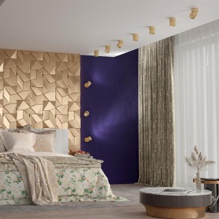 358810 OVER NT21 186 матовое золото Светильник накладной светодиодный IP20 LED 10W 850Лм 4000K 220V GESSO-foto3