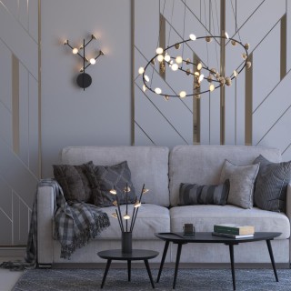 4156/99L L-VISION ODL19 168 черный Люстра LED 108W VERICA-foto3