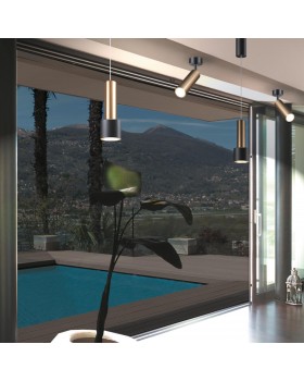 358987 OVER NT22 158 бронза светлая/черный Светильник светодиодный накладной IP20 LED 4000K 15W 220V ALBA-foto3