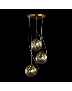 5288/3 SUSPENTIONI LN23 135 латунь Светильник подвесной G9 3*40W 220V WANDA-foto3