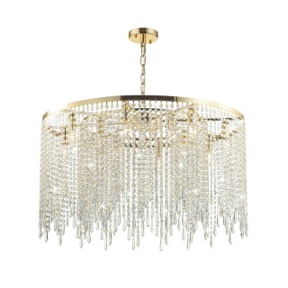 5028/12 MODERN ODL23 429 золотой/прозрачный металл/хрусталь Люстра E14 12*40W CHOKKA-foto4