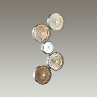 5416/25WL L-VISION ODL_EX23 11 хром/разноцветный металл/стекло Бра LED 25W 4000K CARAMELLA-foto3