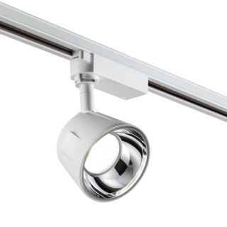 358721 PORT NT21 094 белый/хром Светильник трековый однофазный трехжильный IP20 LED 4000K 20W 100-265V KNOF-foto4
