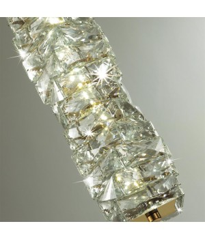 4999/10L HALL ODL23 433 золотой/прозрачный/металл/хрусталь Подвес LED 10W 4000K STRAZA-foto5