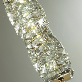 4999/10L HALL ODL23 433 золотой/прозрачный/металл/хрусталь Подвес LED 10W 4000K STRAZA-foto5