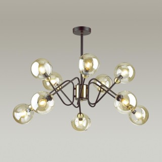 4518/10C LOFTI LN20 201 черный, бронза Люстра потолочная E14 10*40W 220V TIANA-foto4