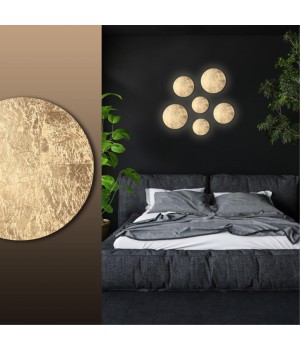 3561/6WL HIGHTECH ODL18 193 золот. фольг-ние Настен. св-ник IP20 LED 3000K 6W 336Лм 220V SOLARIO-foto3