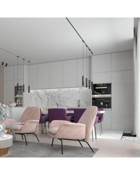 358501 PORT NT21 084 черный Светильник трековый однофазный трехжильный, провод 1м IP20 LED 4000K 12W 220V MAIS LED-foto3