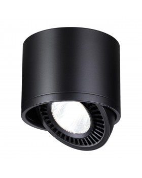 358814 OVER NT21 187 черный Светильник накладной светодиодный IP20 LED 18W 1600Лм 4000K 220V GESSO-foto4