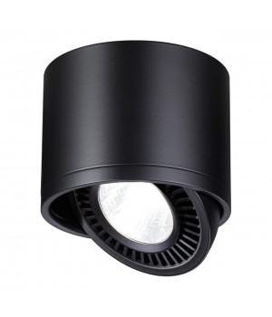 358814 OVER NT21 187 черный Светильник накладной светодиодный IP20 LED 18W 1600Лм 4000K 220V GESSO-foto4