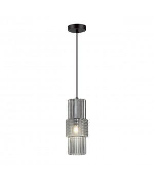 5016/1 MODERN ODL23 335 черный/дымчатый металл/стекло Подвес E14 1*40W PIMPA-foto4