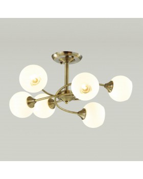 4537/6С COMFI LN21 052 античная бронза Люстра потолочная E27 6*60W 220V DANIELLA-foto4