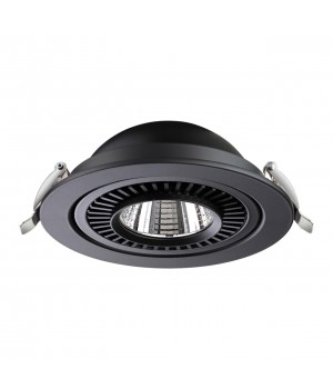 358818 SPOT NT21 252 черный Светильник встраиваемый светодиодный IP20 LED 18W 1600Лм 4000K 220V GESSO-foto5