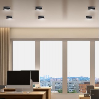 358323 OVER NT19 199 черный Светильник накладной IP33 LED 4000К 13W 110-265V EOS-foto3