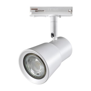 370933 PORT NT22 067 белый Светильник трековый однофазный двухжильный IP20 GU10 50W 220V MOLO-foto6