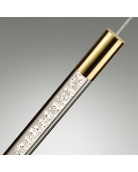 4369/5L HIGHTECH ODL23 107 полированное золото/акрил с пузырьками Подвесной св-к IP20 LED 5W 200Лм 3000K SPARKY-foto4