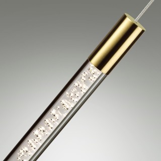 4369/5L HIGHTECH ODL23 107 полированное золото/акрил с пузырьками Подвесной св-к IP20 LED 5W 200Лм 3000K SPARKY-foto4