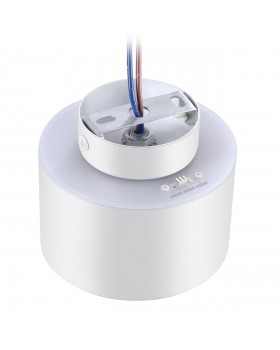 358970 OVER NT22 161 белый Светильник накладной с переключ. цв. температуры IP20 LED 3000К\4000К\6000К 12W вниз + 3W вверх 110-265V GIRO-foto5