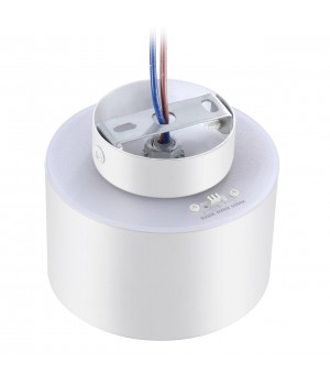 358970 OVER NT22 161 белый Светильник накладной с переключ. цв. температуры IP20 LED 3000К\4000К\6000К 12W вниз + 3W вверх 110-265V GIRO-foto5