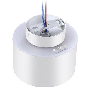 358970 OVER NT22 161 белый Светильник накладной с переключ. цв. температуры IP20 LED 3000К\4000К\6000К 12W вниз + 3W вверх 110-265V GIRO-foto5