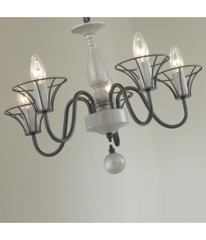 5295/5 LOFTI LN23 161 серый Люстра E14 5*60W 220V LAKE-foto4