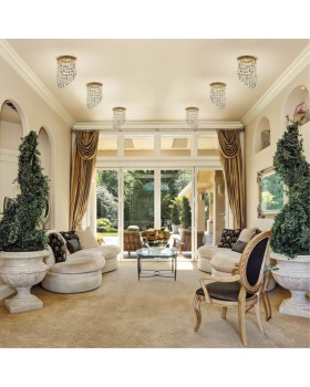 369400 SPOT NT10 302 золото/прозрачный Встраиваемый НП светильник IP20 GX5.3 50W 12V RAIN-foto3