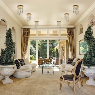 369400 SPOT NT10 302 золото/прозрачный Встраиваемый НП светильник IP20 GX5.3 50W 12V RAIN-foto3