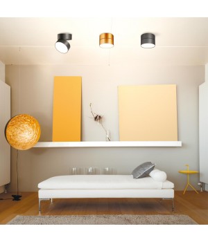 358751 OVER NT21 184 матовое золото Светильник накладной светодиодный IP20 LED 24W 4000K 2100Лм 100-265V PROMETA-foto3