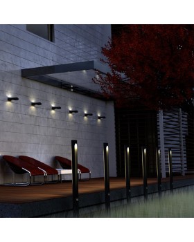 358584 STREET NT21 315 белый Светильник ландшафтный настенный светодиодный IP65 LED 4000K 12W 220-240V KAIMAS-foto3