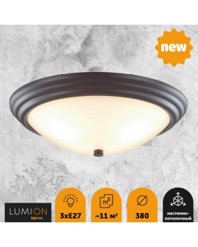 5263/3C VINTAGE LN23 225 черный Настенно-потолочный светильник E27 3*60W 220V KAYLA-foto4