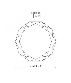 2012/EL PALE SN 085 Светильник пластик/белый/прозрачный LED 72Вт 3000-6000K D510 IP43 пульт ДУ TORA-foto2