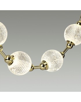 5008/25WL L-VISION ODL23 421 золотой/прозрачный/металл/акрил Бра LED 25W 4000K 1555Лм CRYSTAL-foto6