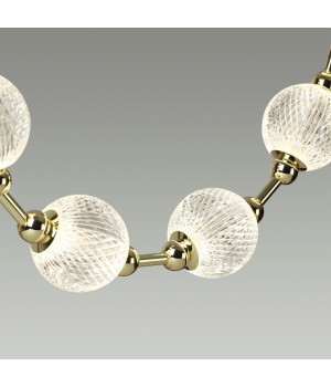 5008/25WL L-VISION ODL23 421 золотой/прозрачный/металл/акрил Бра LED 25W 4000K 1555Лм CRYSTAL-foto6