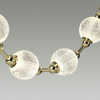 5008/25WL L-VISION ODL23 421 золотой/прозрачный/металл/акрил Бра LED 25W 4000K 1555Лм CRYSTAL-foto6