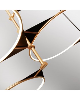 4995/150L L-VISION ODL23 377 матов.золотой/черный/металл/акрил Люстра LED 150W 3000K VIKEMA-foto4