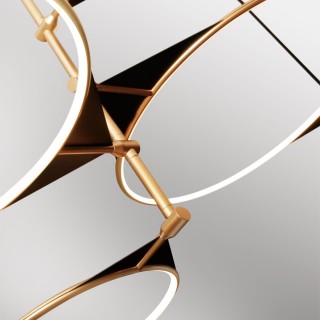 4995/150L L-VISION ODL23 377 матов.золотой/черный/металл/акрил Люстра LED 150W 3000K VIKEMA-foto4