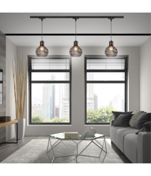 370425 PORT NT19 109 черный Светильник трековый однофазный трехжильный IP20 E27 50W 220V ZELLE-foto3