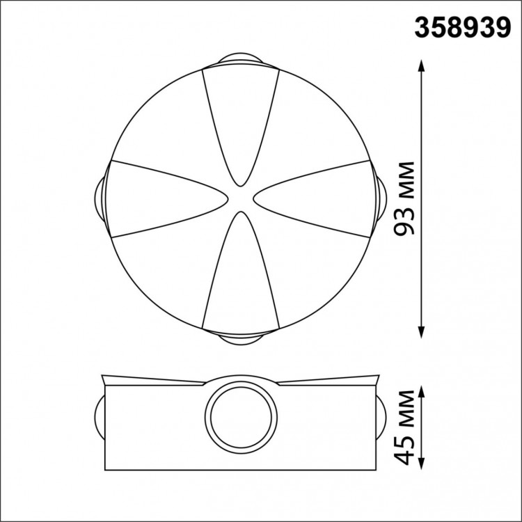 358939 STREET NT22 312 темно-серый Светильник ландшафтный светодиодный IP54 LED 4000К 4W 85-265V CALLE